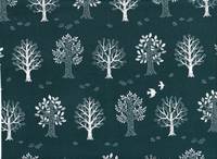 Bäume petrol (Babycord) Bäume petrol (Babycord)