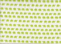 Elefanten klein grün auf weiß Elefanten klein grün auf weiß