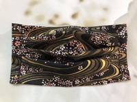 Gesichtsmaske Welle Sakura Schwarz Gold Gesichtsmaske Welle Sakura Schwarz Gold