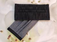 Gesichtsmaske Nadelstreifen Schwarz Gesichtsmaske Nadelstreifen Schwarz