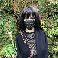 Gesichtsmaske Shippou Schwarz Gold Gesichtsmaske Shippou Schwarz Gold