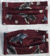 Gesichtsmaske Koi burgund Gesichtsmaske Koi burgund