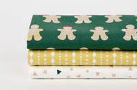 Fat Quarter 3er Pack Ginger man Fat Quarter 3er Pack Ginger man