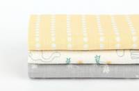 Fat Quarter 3er Pack A drowsy spring day (Leinen) Fat Quarter 3er Pack A drowsy spring day (Leinen)
