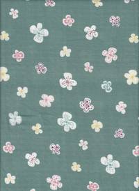 Blüten seafoam double gauze