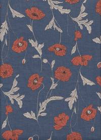 Mohnblumen blau rot Mohnblumen blau rot
