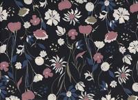 Flower field black Flower field black