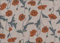 Mohnblumen natur orange Mohnblumen natur orange