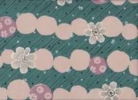 Border Flower emerald (Canvas) Border Flower emerald (Canvas)
