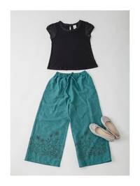 Etoffe - flower turquoise Etoffe - flower turquoise