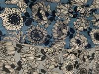 Blumen groß grau Blumen groß grau