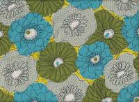 Scrunchie flower turquoise green Scrunchie flower turquoise green