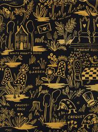 Cotton+Steel Wonderland - Magic Forest - Charcoal Canvas Metallic Cotton+Steel Wonderland - Magic Forest - Charcoal Canvas Metallic