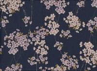 Sakura blau Chirimen Sakura blau Chirimen