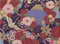 Kranich und Fuji lila Kranich und Fuji lila