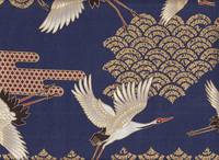 Kranich & Wellen blau Kranich & Wellen blau