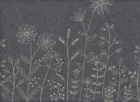 Etoffe - flower gray Etoffe - flower gray