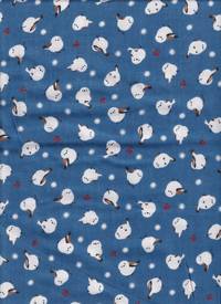 Wintervogel blau double gauze Wintervogel blau double gauze