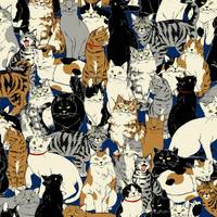 Katzenhaufen blau Katzenhaufen blau