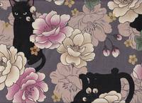 Katzen & Blumen flieder Katzen & Blumen flieder