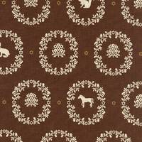 Echino Ornament braun Echino Ornament braun