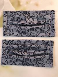 Gesichtsmaske Welle Blau Gesichtsmaske Welle Blau