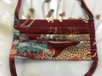 Gesichtsmaske Drache burgund Gesichtsmaske Drache burgund