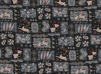 Japanese Pattern Mix navy Japanese Pattern Mix navy