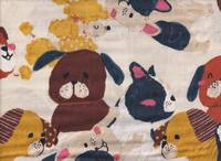 Big Animal - Many dogs creme double gauze Big Animal - Many dogs creme double gauze