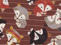 Big Animal - Fox brown double gauze Big Animal - Fox brown double gauze