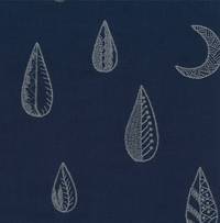 Embroidery - drops blue Embroidery - drops blue