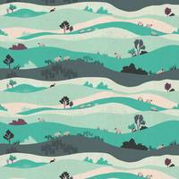 Cotton+Steel Box Hill - Teal Cotton+Steel Box Hill - Teal