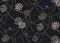 Echino Bird to hang black Echino Bird to hang black