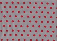 Echino Dots gray red Echino Dots gray red