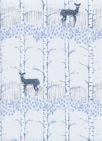 Cotton+Steel Fawn Forest white Cotton+Steel Fawn Forest white