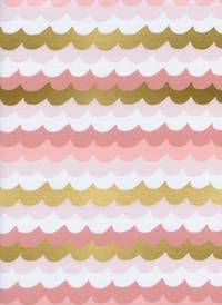 Cotton+Steel Waves Coral Metallic Cotton+Steel Waves Coral Metallic