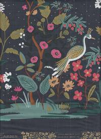 Cotton+Steel Growing Garden Navy Metallic Cotton+Steel Growing Garden Navy Metallic