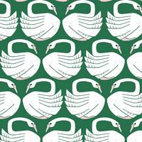 Cotton+Steel On a Spring Day - Loving Swans - Pond Canvas Cotton+Steel On a Spring Day - Loving Swans - Pond Canvas