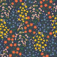 Cotton+Steel Camont - Wildwood Garden - Navy Canvas Cotton+Steel Camont - Wildwood Garden - Navy Canvas
