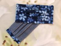 Gesichtsmaske Sakura Shibori Hellblau Gesichtsmaske Sakura Shibori Hellblau