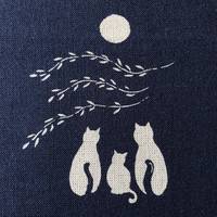 Panel Katzen blau Panel Katzen blau