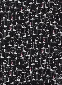Flamingo klein schwarz