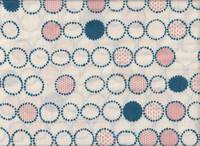 Dot Circle weiß double gauze Dot Circle weiß double gauze