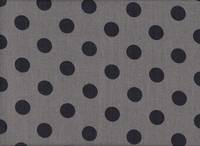 Punkte grau double gauze Punkte grau double gauze