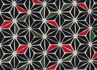 Asanoha groß schwarz Asanoha groß schwarz