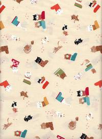 Wachstuch Katze im Schuh Wachstuch Katze im Schuh