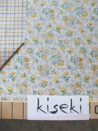 beidseitig Blümchen - karo gelb beidseitig Blümchen - karo gelb