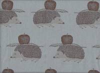 Igel und Apfel hellblau Igel und Apfel hellblau