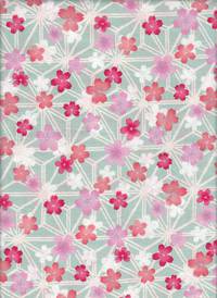 Sakura Asanoha seafoam Sakura Asanoha seafoam