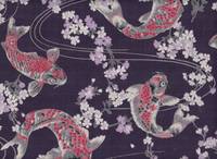 Koi & Sakura lila Koi & Sakura lila